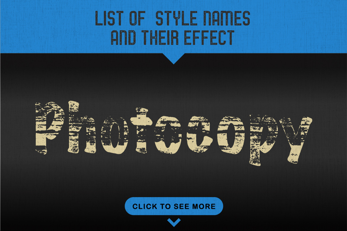 LetterPress Vector Texture Effects preview 7