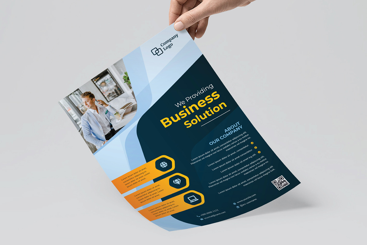 Business Creative Flyer Template, a Flyer Template by rivatxfz (Photo 3 of 3)