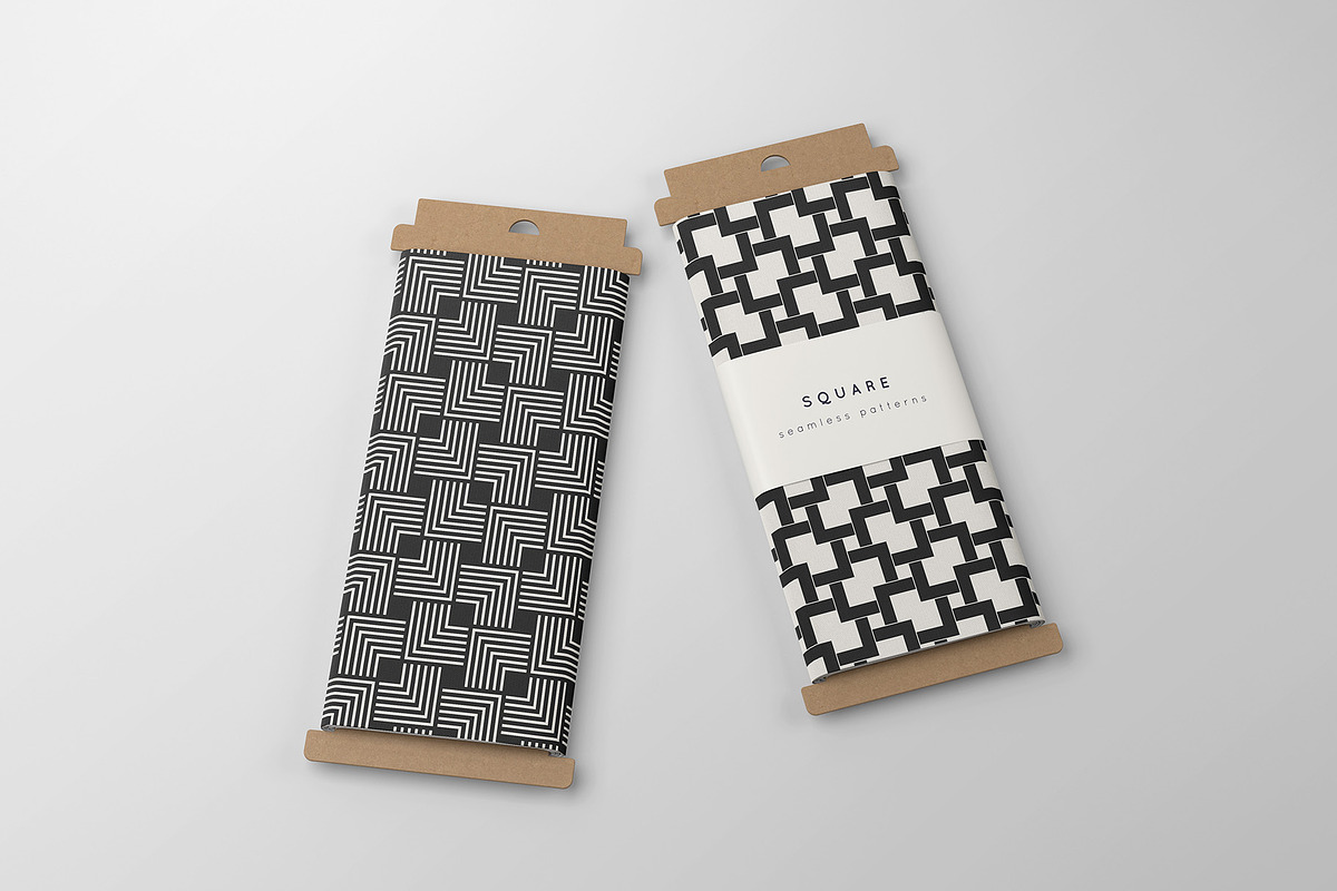 Square. Seamless Patterns Bundle, a Pattern Graphic by Curly_Pat (Photo 6 of 8)