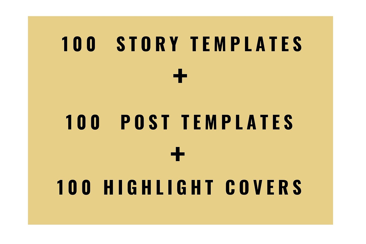 300 Black Gold Instagram Templates,, a Social Media Template by MORION (Photo 2 of 7)