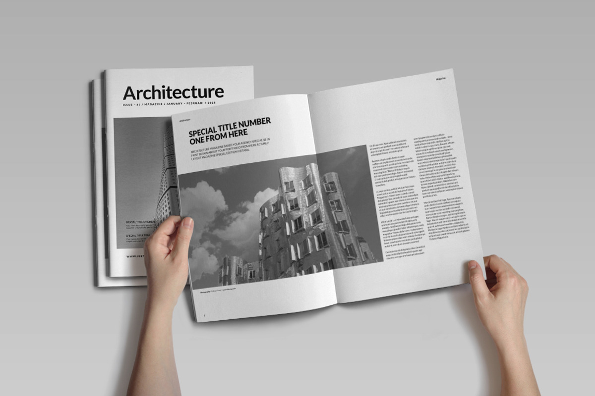 Architecture Magazine, a Magazine Template by Firtana (Photo 2 of 10)