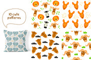 Cute animals of Africa. Vector set, an Animal Illustration by Sumacj (Thumbnail 8 of 8)