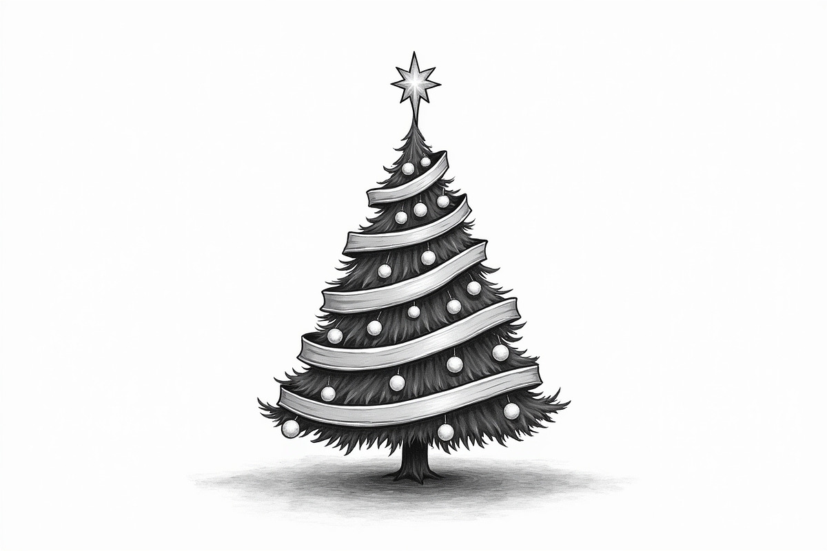 Christmas Tree Ornament Design Pack, an Illustration by musafir_fashion (Photo 6 of 21)