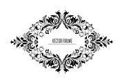 Vintage Floral Frame Vector Bundle, an Illustration by Designs_River (Thumbnail 33 of 51)