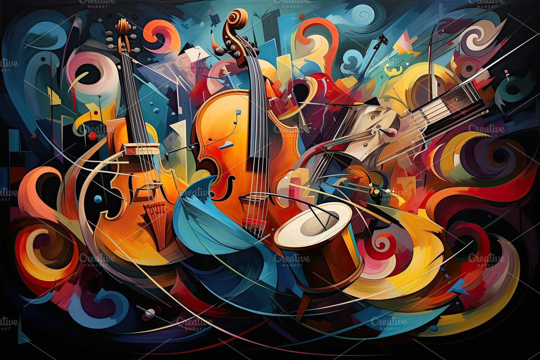 abstract colorful music background w, a Photo by Iftikhar Alam
