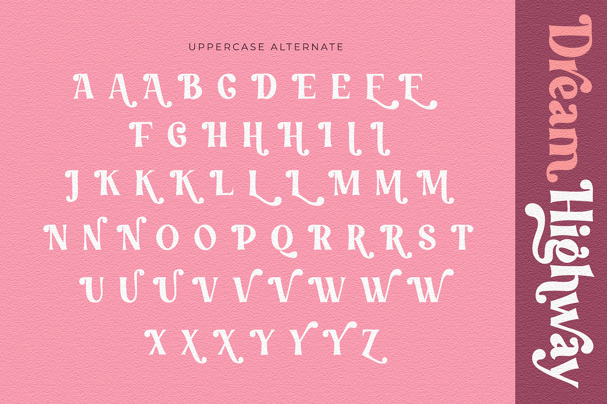 Dream Highway - Cute Serif Font, a Serif Font by Airotype (Photo 13 of 15)