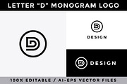 Letter D Monogram Logo, a Branding & Logo Template by Mauro Bertolino (Thumbnail 5 of 6)