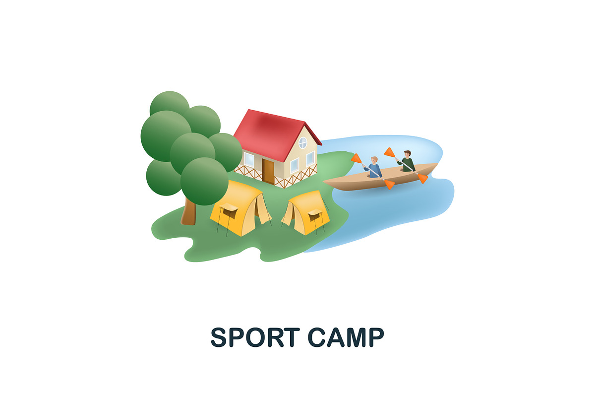 Resorts 3D Icons Set Bundle, an Object Graphic by Aimagenarium@gmail.com (Photo 14 of 21)