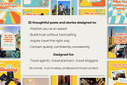 Retro Travel Agent Instagram, a Social Media Template by Anna Design Studio (Thumbnail 9 of 11)