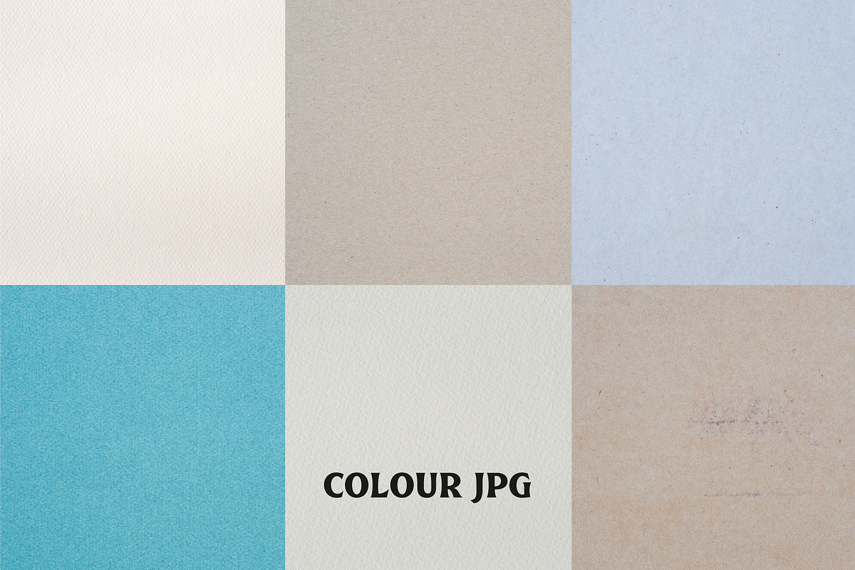 6 Real Paper Textures, a Texture Graphic by Wes Franklin