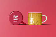 Enamel Mug Mock-up, a Cups & Container Mockup by Se٧enStudio (Thumbnail 10 of 13)