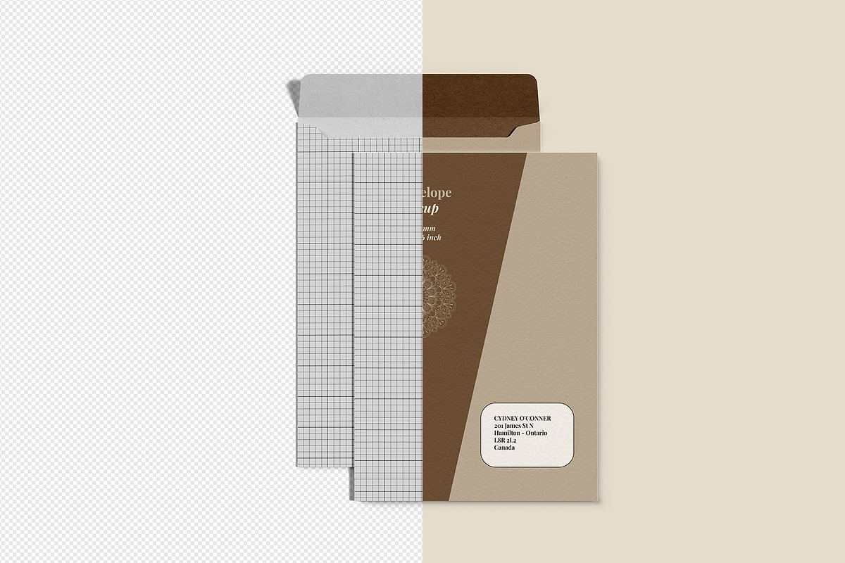Envelope C4 Mockup - 12 Views, a Packaging Mockup by Illusiongraphic (Photo 19 of 24)