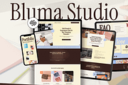 Squarespace Template for Designers, a Squarespace Template by Kurly Creative (Thumbnail 1 of 11)