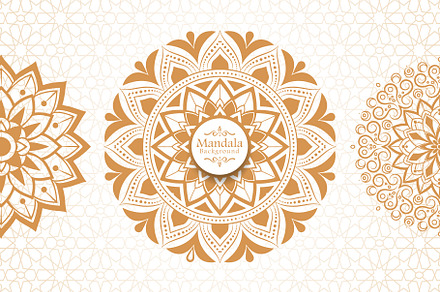 18 Golden Mandala Pattern