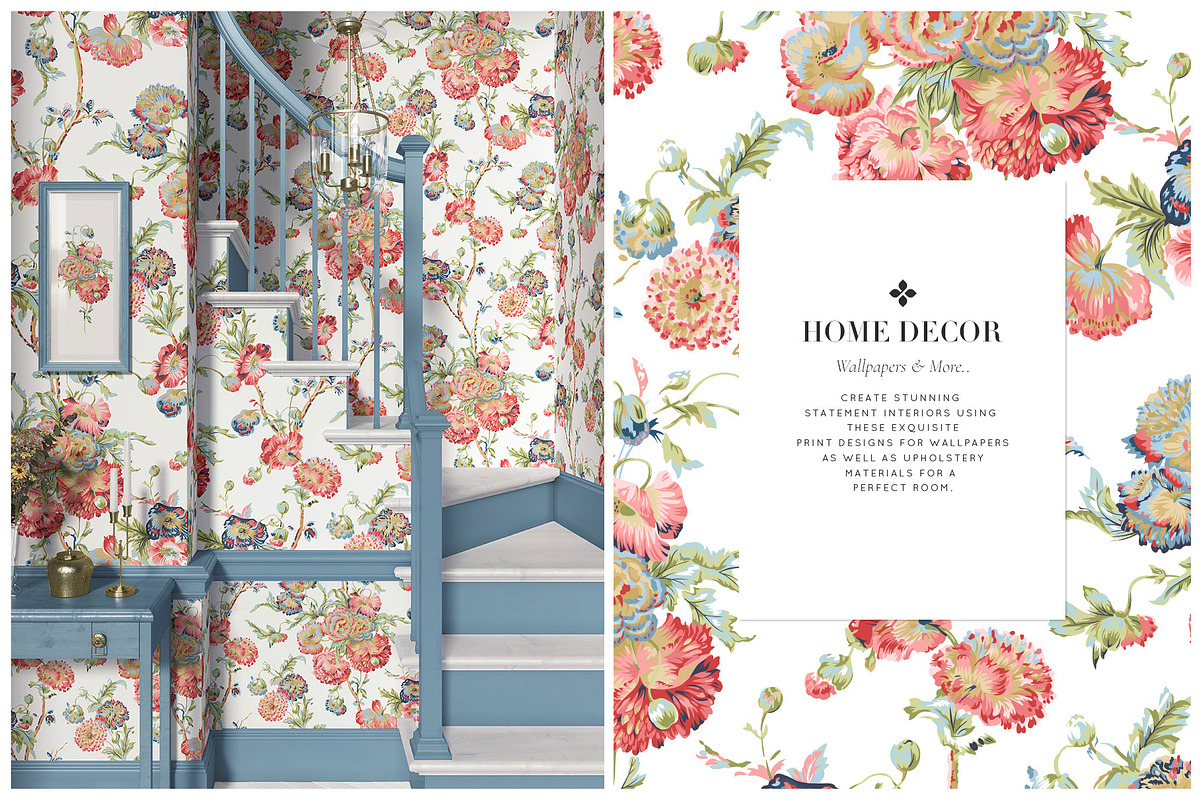 Hanami De Belle, Luxury Bold Florals, a Pattern Graphic by TSTUDIO (Photo 12 of 13)