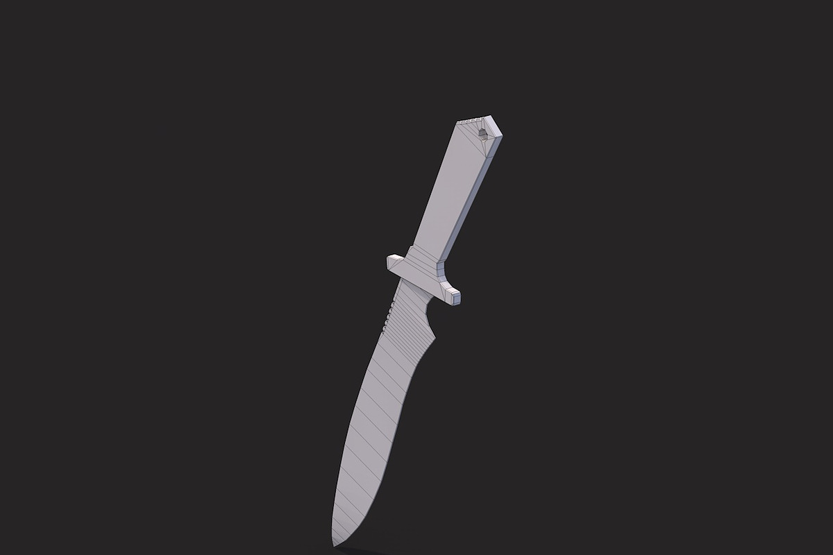Low Poly Combat Knives Pack, an Object 3D Model by CreativeeArt (Photo 18 of 25)