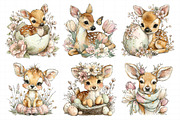 Whimsical Easter Cute Deer Clipart, an Illustration by Daily.Designs (Thumbnail 7 of 7)
