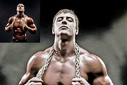 Whit Oil Paint, an Action Add-On by MRI STUDIO (Thumbnail 12 of 15)
