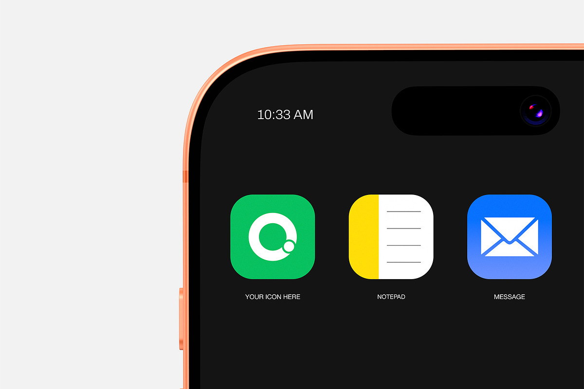 Premium App Icon Mockup Bundle, an iPhone Mockup by graphypix (Photo 10 of 14)