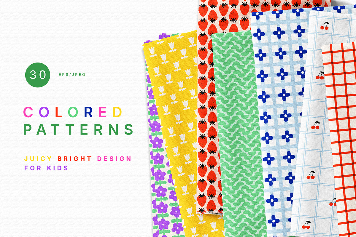 COLORED PATTERNS, a Pattern Graphic by erasovas (Photo 1 of 11)