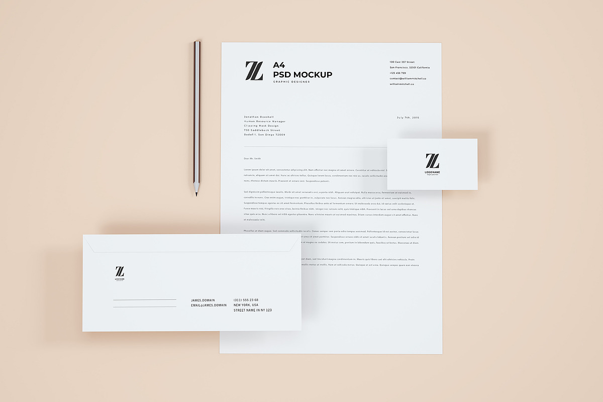 Modern Stationery Mockup, a Product Mockup by Designrepos (Photo 27 of 28)