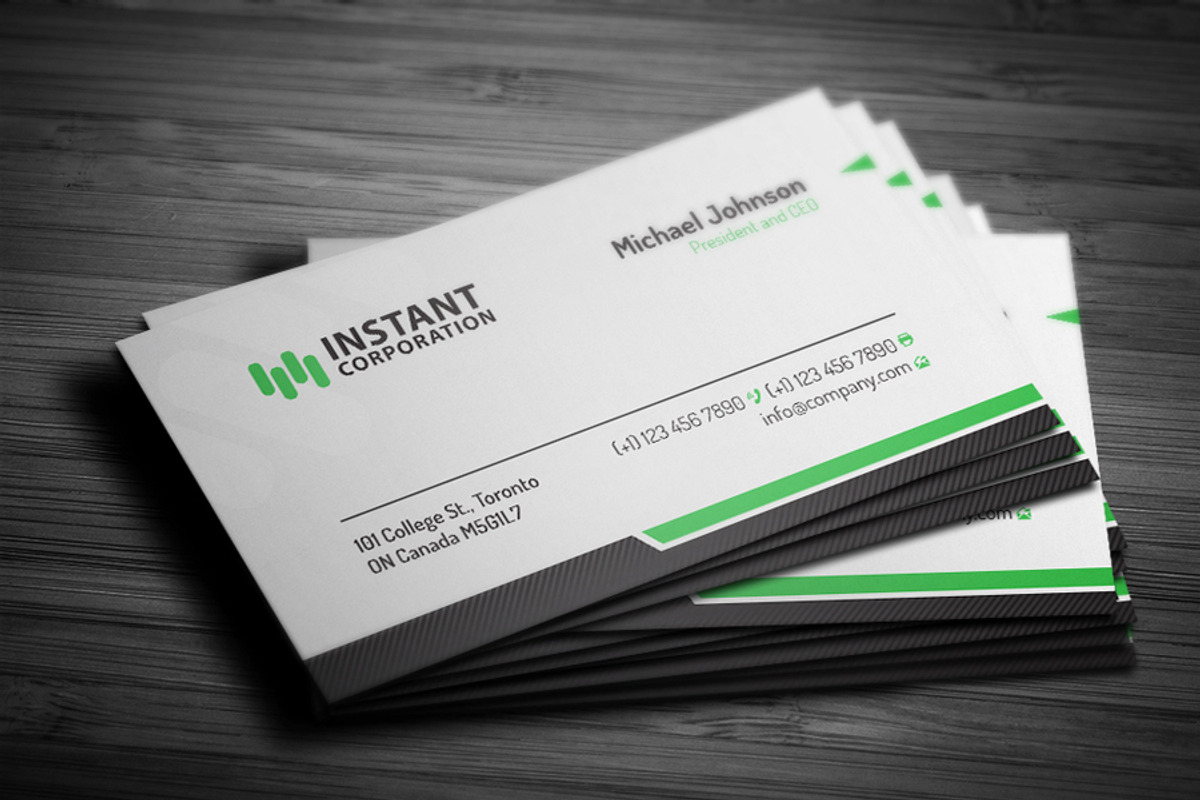 Corporate Business Card 14, a Business Card Template by RQ Designs (Photo 5 of 5)