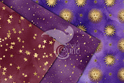 Dark Fantasy Watercolor Patterns, a Texture Graphic by Digital Curio (Thumbnail 3 of 5)