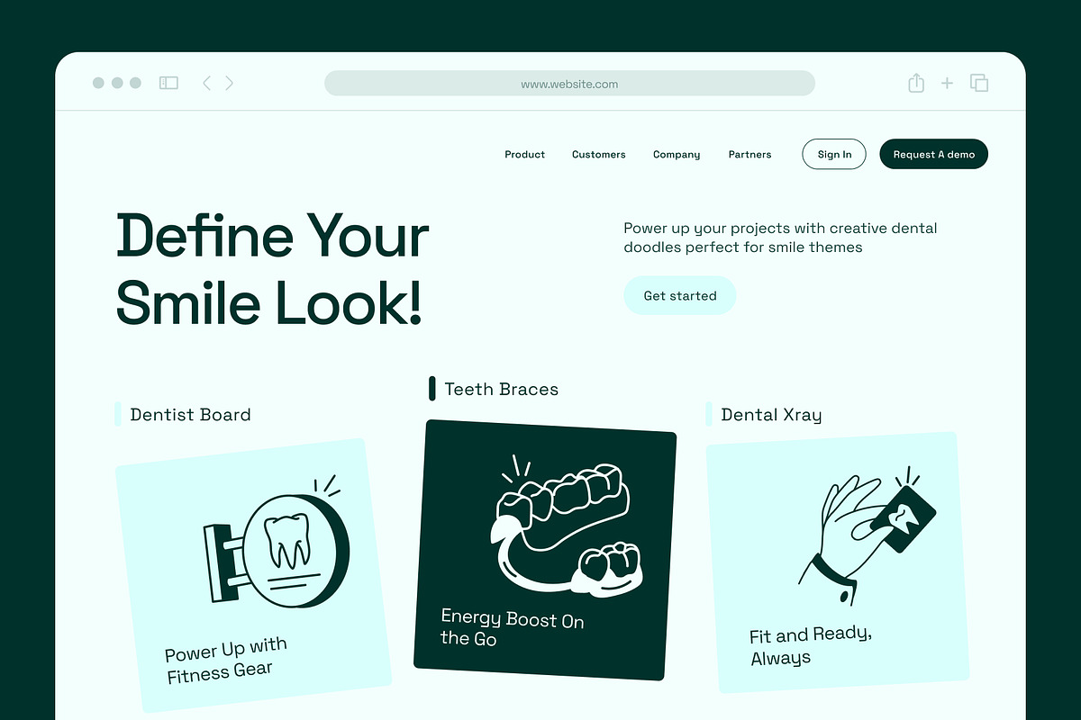 Dentist Doodle Icon, an Outline Icon by Vectors Market (Photo 3 of 6)