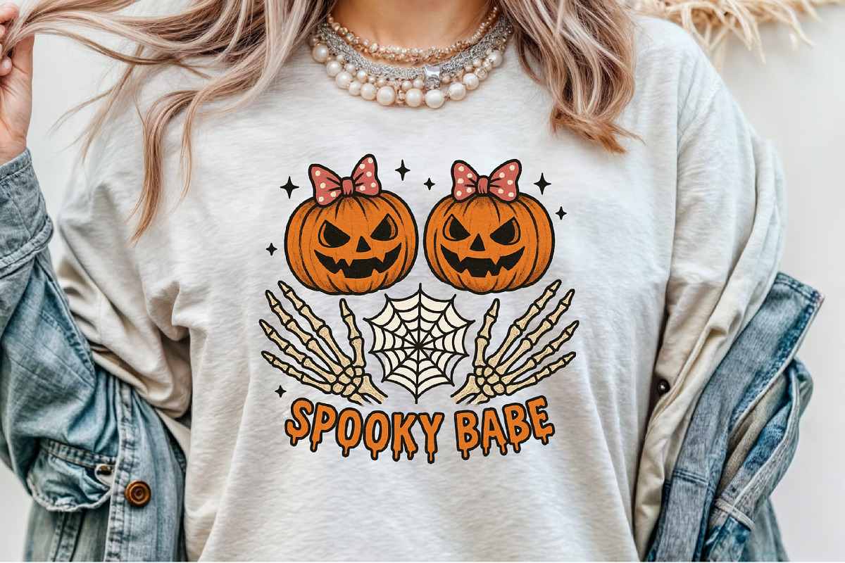 Spooky Babe Png, Skeleton Halloween, an Illustration by Sublimation Artist (Photo 5 of 9)
