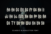 Elaxors - Classic Blackletter Font, a Blackletter Font by Dhabee (Thumbnail 4 of 16)