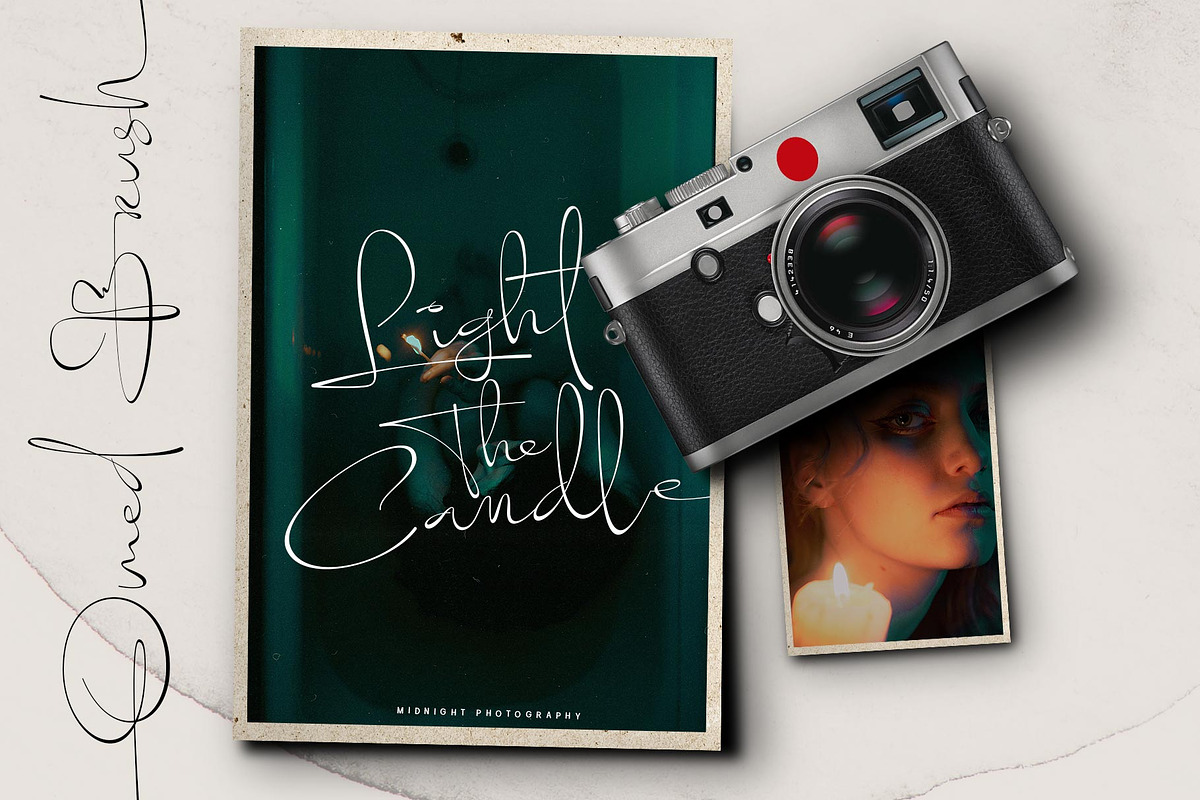 Omed Brush Signature Script, a Script Font by alit design (Photo 7 of 16)