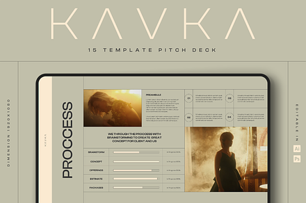 KAVKA - Pitch Deck Template Kit