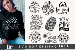 Kindness Bundle SVG DXF EPS PNG