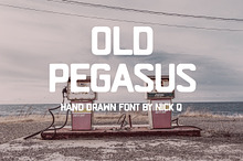 Old Pegasus Hand Drawn Font