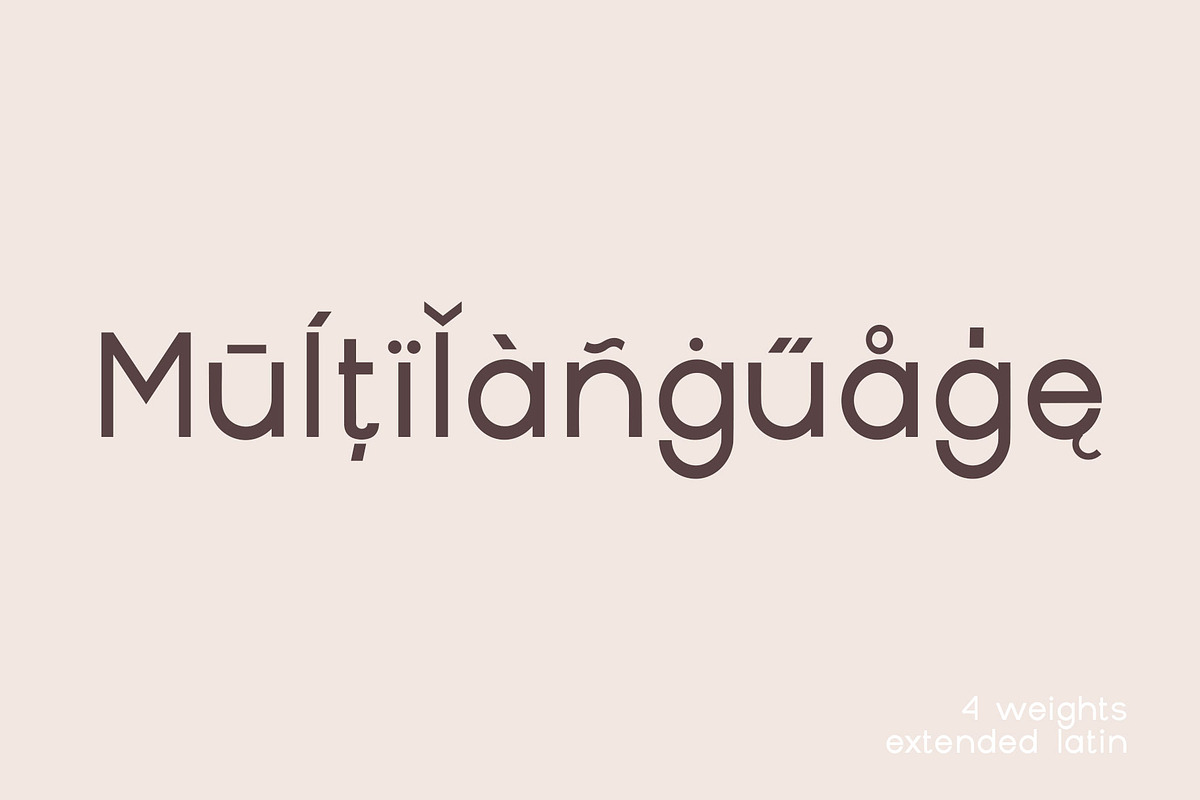 Geometrique | Sans Font Family preview 2
