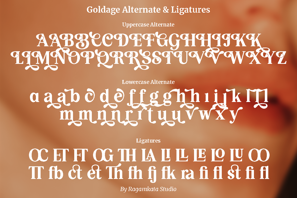 Goldage - Elegant Typeface, a Serif Font by RagamKata (Photo 14 of 16)