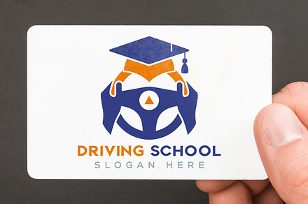 Driving School Logo vector Template