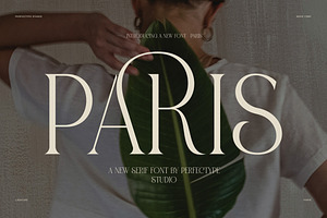 Paris Elegant Serif Font, a Serif Font by Perfectype
