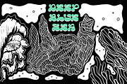 Chunky Hippie Display Font, a Font by Oui Studio (Thumbnail 2 of 10)