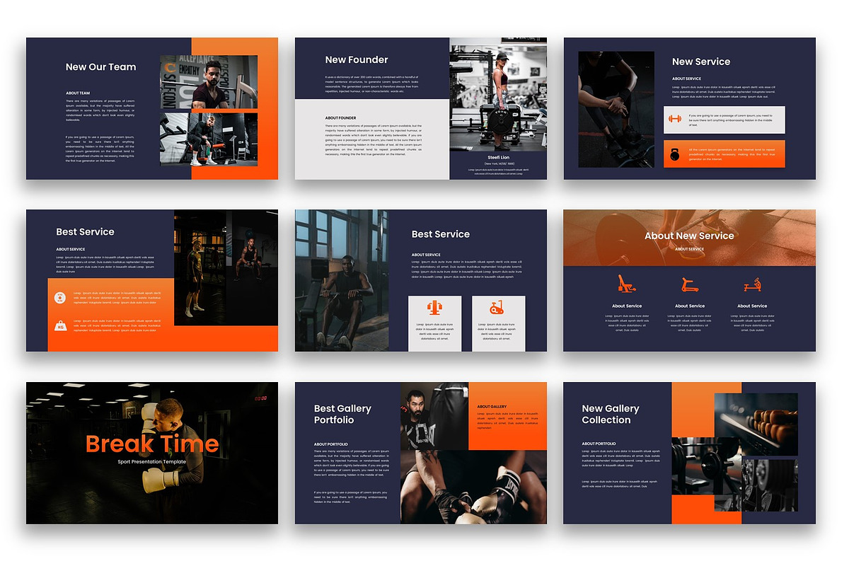 Morris–Sports Google Slide Template, a Presentation Template by kreatifreya (Photo 3 of 5)
