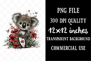 Summer Beach Koala PNG Clipart, an Animal Illustration by Designking (Thumbnail 4 of 5)
