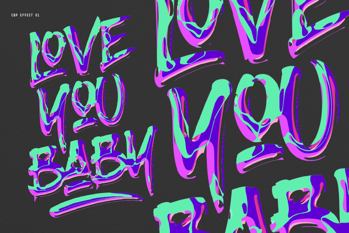 Paint Text Effect, a Layer Style Add-On by Evlogiev Studio (Photo 3 of 11)