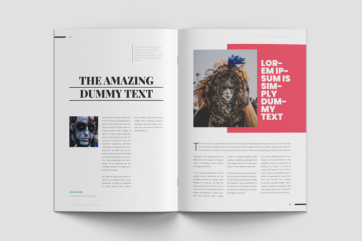 Fantasy Magazine Template, a Magazine Template by Amit Debnath (Photo 6 of 15)