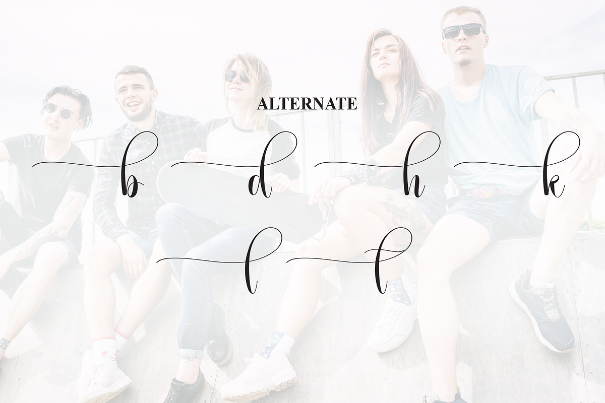 Youngish | Script Font, a Handwritten Font by Scratchones (Photo 8 of 9)