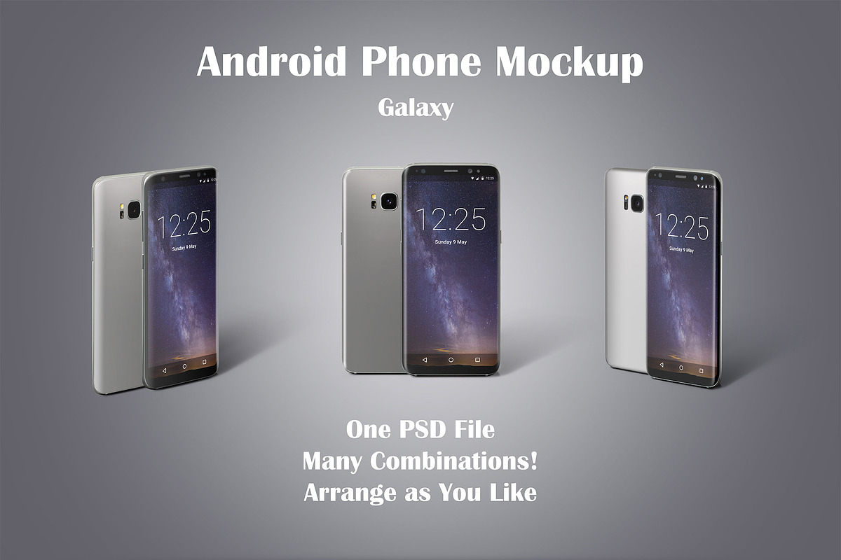 Android Phone Mockup, an iPhone Mockup by Zabiegala MP (Photo 1 of 6)
