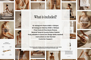 Pilates Instagram Templates, a Social Media Template by Wildnun Studio (Thumbnail 3 of 10)