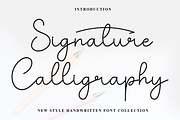 Signature Calligraphy, a Handwritten Font by InermediaSTUDIO (Thumbnail 1 of 7)
