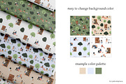 People in park Illustration clipart, a Seasonal Illustration by LyubovZaytseva (Thumbnail 10 of 21)