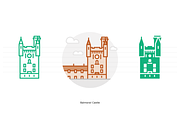 Landmarks of the UK - Scotland, a Duotone Icon by Jozsef Balazs-Hegedus (Thumbnail 5 of 6)