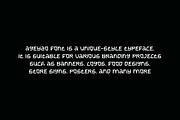 Ageyzo - Unique Font, a Sans Serif Font by QR Design Studio (Thumbnail 5 of 7)